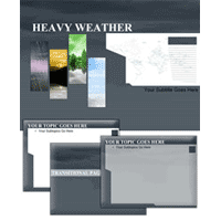 Heavy Weather PowerPoint template