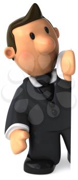 Royalty Free Clipart Image of a Businessperson