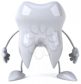 Royalty Free Clipart Image of a Tooth