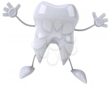 Royalty Free Clipart Image of a Tooth