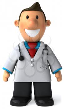 Royalty Free Clipart Image of a Doctor