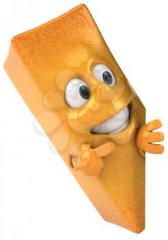 Royalty Free Clipart Image of a French Fry