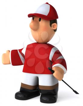 Royalty Free Clipart Image of a Jockey