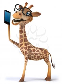 Fun giraffe