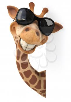 Fun giraffe