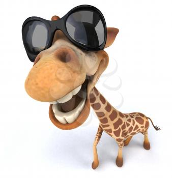 Fun giraffe