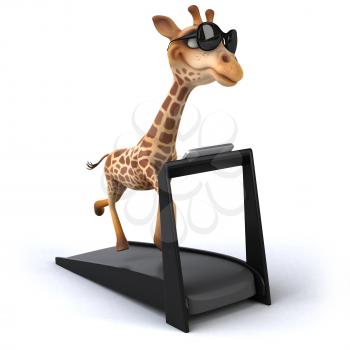 Fun giraffe