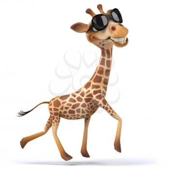 Fun giraffe