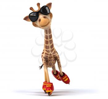 Fun giraffe