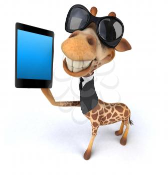 Fun giraffe