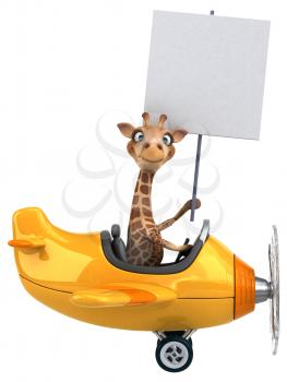 Fun giraffe