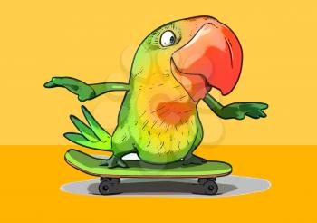 Fun parrot