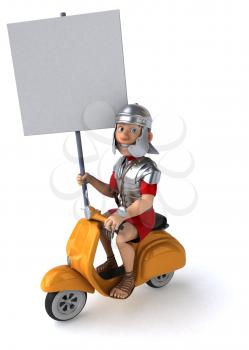 Fun roman soldier