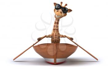 Fun giraffe