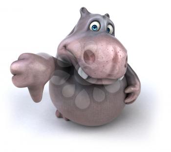 Fun hippo