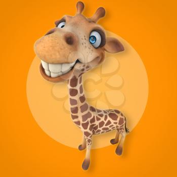 Fun giraffe