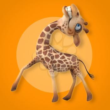 Fun giraffe