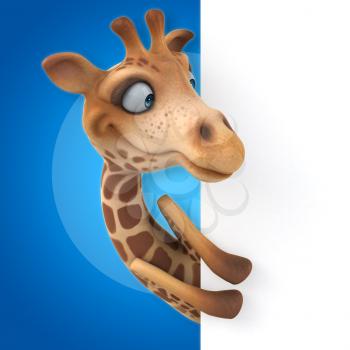 Fun giraffe