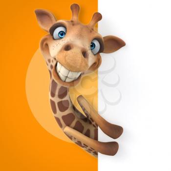 Fun giraffe