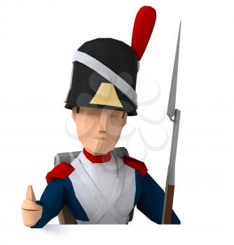 Napoleonic grenadier