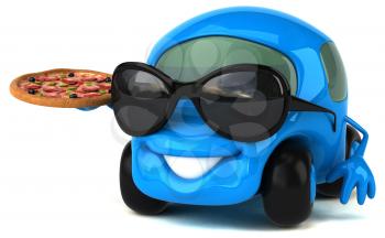 Fun car - 3D Illustration