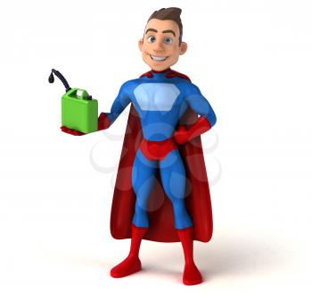 Fun superhero - 3D Illustration