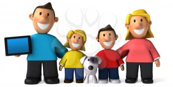 Family - 3D Illustration