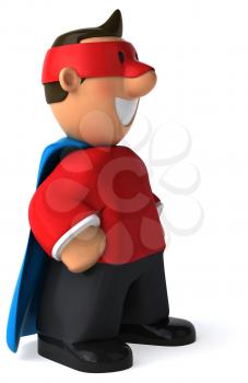 Super dad - 3D Illustration