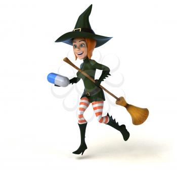 Sexy witch - 3D Illustration