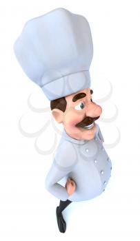 Royalty Free 3d Clipart Image of a Chef