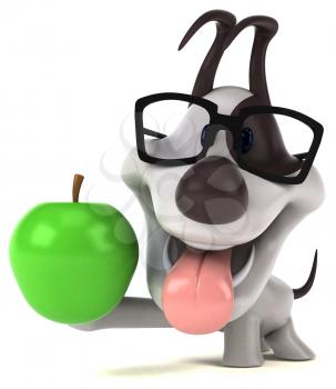 Fun dog - 3D Illustration