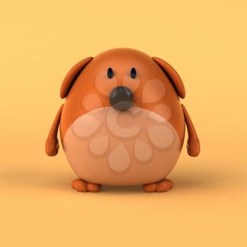 Cartoon dog - 3D Illustration