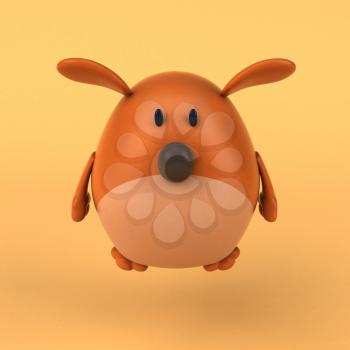 Cartoon dog - 3D Illustration