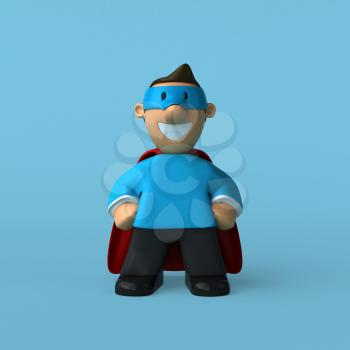 Super dad - 3D Illustration