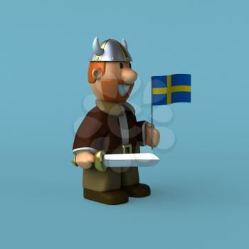 Viking - 3D Illustration