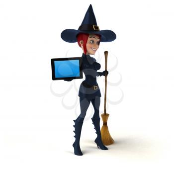 Sexy witch - 3D Illustration