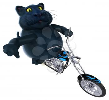 Fun cat - 3D Illustration