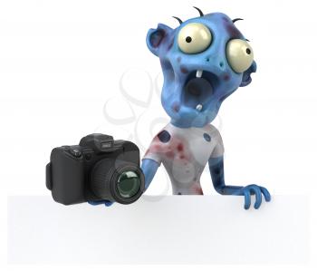 Fun zombie - 3D Illustration