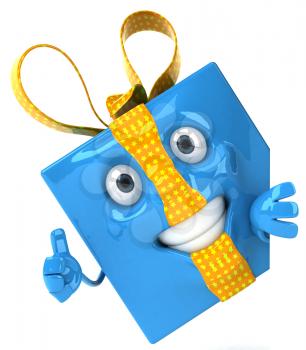 Royalty Free Clipart Image of a Present