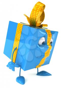 Royalty Free Clipart Image of a Present