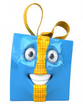 Royalty Free 3d Clipart Image of a Gift