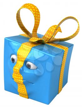 Royalty Free 3d Clipart Image of a Gift