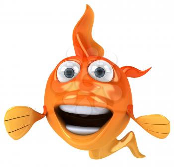 Royalty Free Clipart Image of a Fish