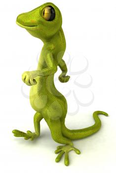 Royalty Free 3d Clipart Image of a Gecko