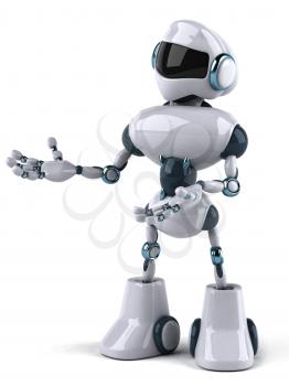 Royalty Free 3d Clipart Image of a Robot