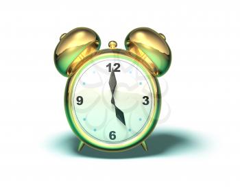 Royalty Free 3d Clipart Image of an Alarm Clock