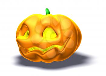 Royalty Free 3d Clipart Image of a Pumpkin