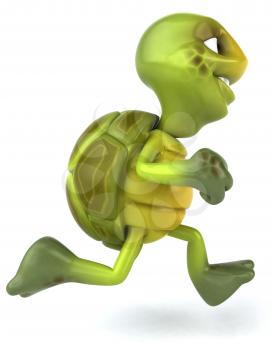 Royalty Free 3d Clipart Image of a Turtle