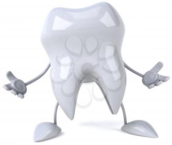 Royalty Free Clipart Image of a Tooth