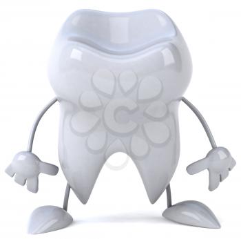 Royalty Free Clipart Image of a Tooth